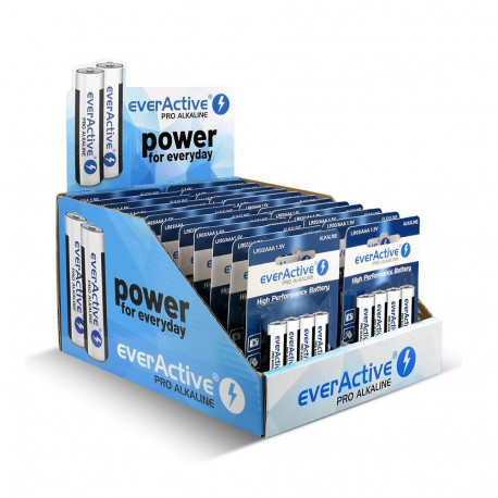 Battery - Energizer Display LR03 AAA Pro Alkaline 1250 mAh, 24 x 4 pcs