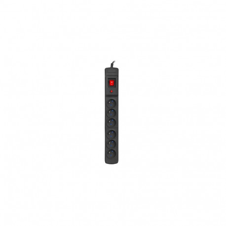 pikendusjuhe M6 3m mitme pistikuga 6M /30 / CZ, must