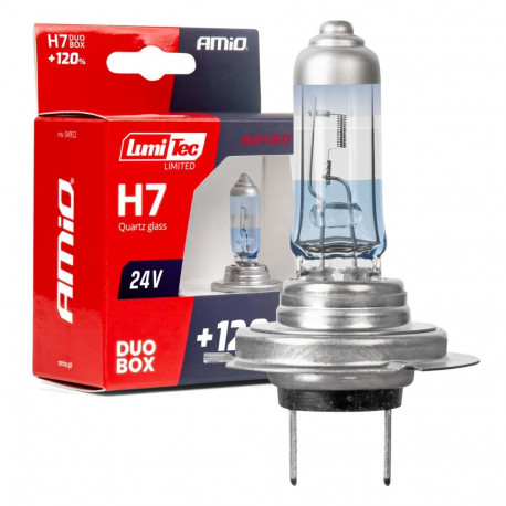 Halogeenpirnid H7 24V 55WLumiTec+120%Duo