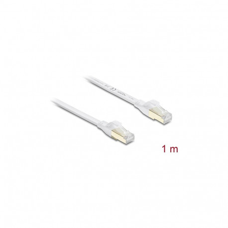 "DELOCK RJ45 Flachband Patchkabel Cat.8.1 U/FTP 40Gbps, 1m"