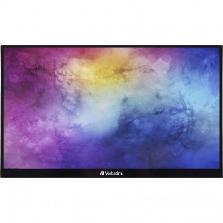 Verbatim 49591 arvutimonitor 35.6 cm (14") 1920 x 1080 pikslit Full HD LCD puuteekraan must