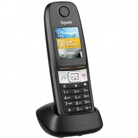 Gigaset E630HX DECT telephone handset Caller ID Black