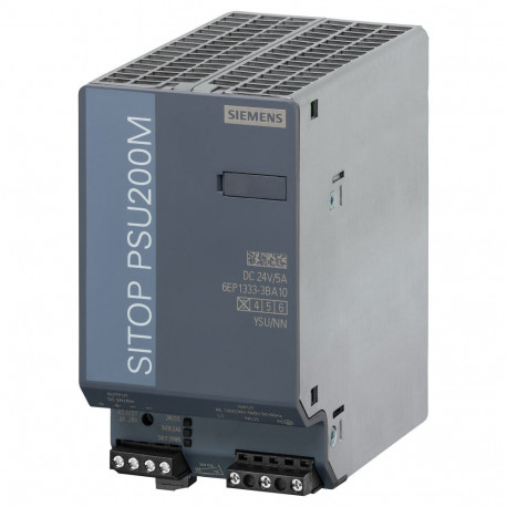 Siemens toiteplokk 6EP13333BA10 SITOP PSU200M 5A reguleeritud