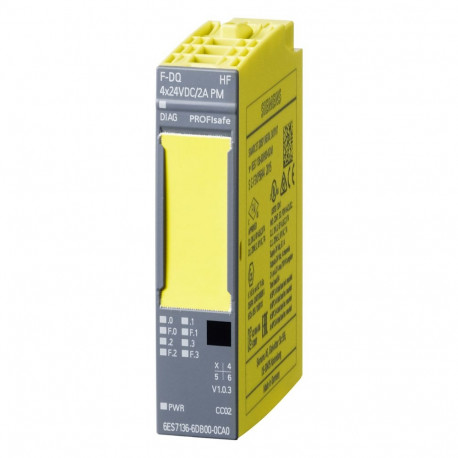 Siemens elektrooniline moodul 6ES71366DB000CA0 SIMATIC DP ET 200SP 4 F-DQ Profisafe