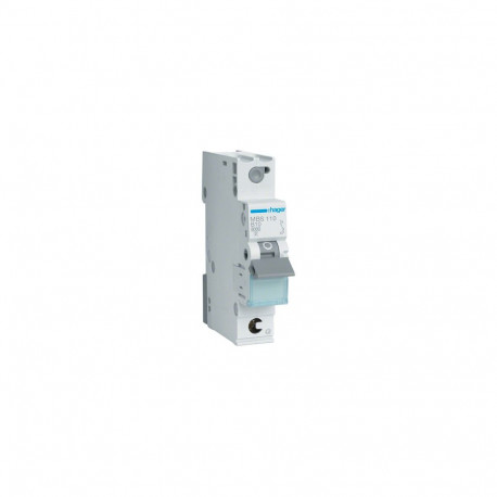 "Hager Leitungsschutzschalter MBS110 1polig 6kA B-10A Quick Connect 1M"