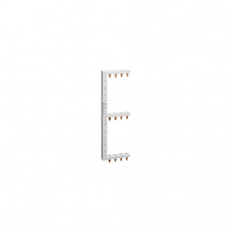 "Hager Phasenschiene 3+N-polig KCF668L 3reihig 125mm links vertikal"