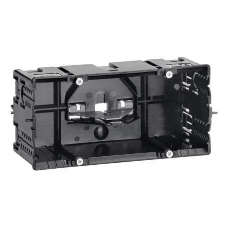 "Hager Gerteeinbaudose 2fach GLS55002 Energie f.BR C-Profil f.Schalterprogramm"