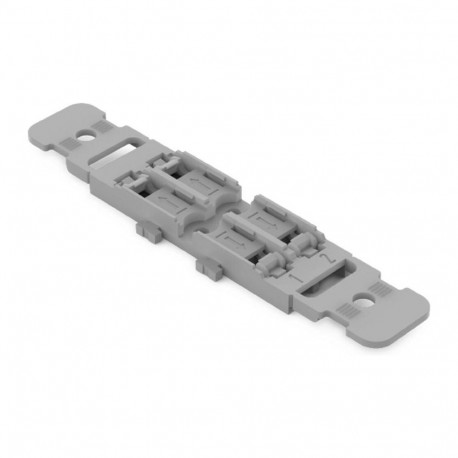 "WAGO 221-2502 Befestigungsadapter mit Zugentlastung, 2-fach"