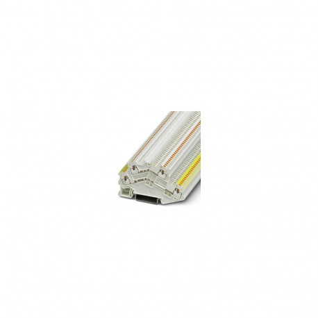 Phoenix kahekordne klemmplokk 3214661 PTTBS-1,5/SWH/U-YE/O-WH KNX, valge/kollane