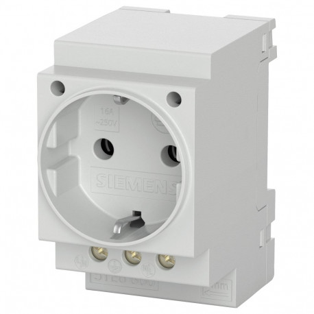 "Siemens Schuko-Steckdose 16A 5TE6800 n.DIN VDE0620 f.Verteilereinbau"