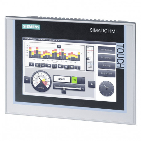 "Siemens 6AV21240GC010AX0 SIMATIC TP700 Comfort Panel Windows CE 6.0 7z TFT"