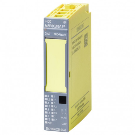 "Siemens 6ES7136-6DC00-0CA0 6ES71366DC000CA0 ET 200SP F-DQ 8X"