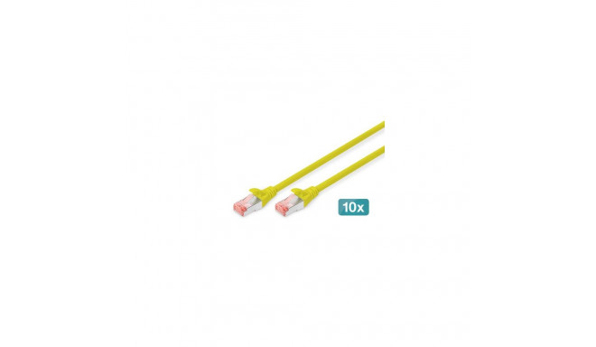 Digitus CAT 6 S/FTP patch cable, 10 pieces