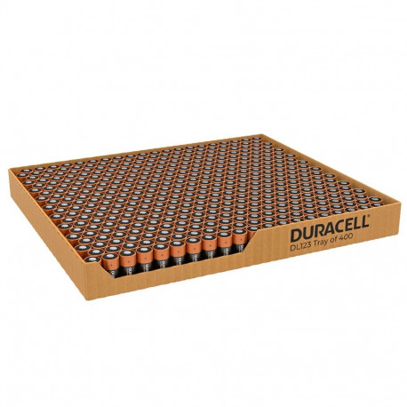 Battery - Duracell CR123A 3V Lithium Batteries, 400 Pcs
