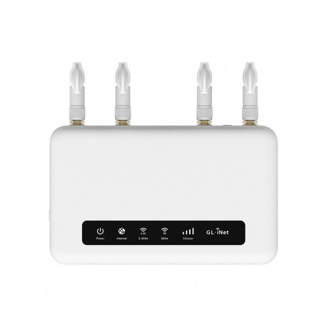 Wireless Router - GL.iNet GL-X2000 4G LTE CAT12 Wi‑Fi 6 Dual SIM