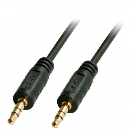 Audio Cable - Lindy 3.5 mm Stereo Jack Male/Male, 0.25 m