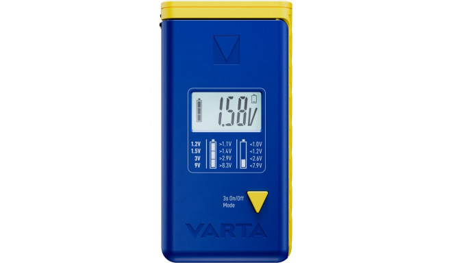 Digitaalne LCD patareidetester AA/AAA/C/D/E, sinine