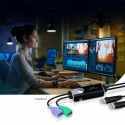 2-Port USB Boundless KM KVM Switch CS62KM-AT