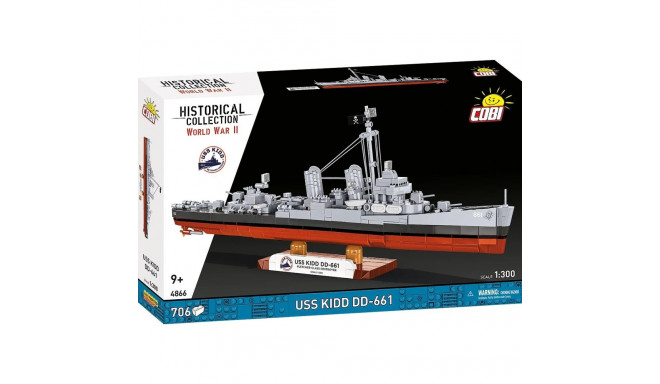 Bricks laevamudel USS Kidd DD-661