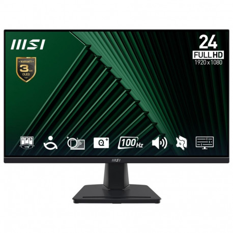 MSI monitor MP245G 24Inch FHD (1920 x 1080) 100Hz IPS 1ms 1x HDMI 1.4b 1x DP 1.2a väljund 1x D-Sub(V