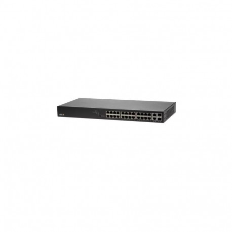 AXIS Switch||Rack 1U|24x10Base-T / 100Base-TX / 1000Base-T|2x10/100/1000BASE-T/SFP combo|2xSFP|24xRJ