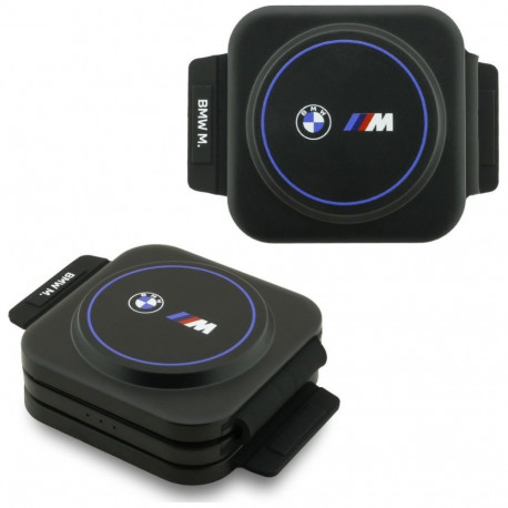 BMW BMW M Qi2 15W Print Logo 3-in-1 Wireless Charger - Blue