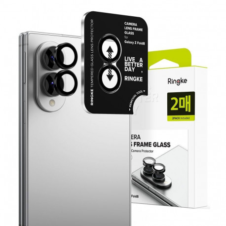 Ringke Ringke Camera Frame Protector 2-Pack for Samsung Galaxy Z Fold 8 - Black