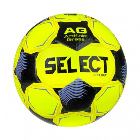 Piłka nożna Select X-Turf v26 FIFA Basic żółto-czarno-fioletowa 1021583/120081 4