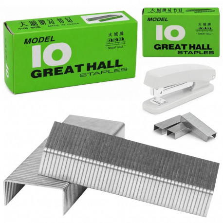 Väikesed metallist kontoriklambrid 1000szt. r.10