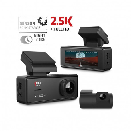 XBLITZ videoregistraator STELLAR PREMIUM STARVIS andur Wi-Fi ja GPS