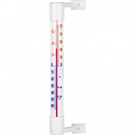 Välisakna termomeeter BIOTERM 022202 -50°C kuni +50°C 18cm valge