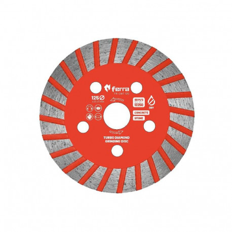 Ferra turbo diamond grinding disc 125x22,23mm
