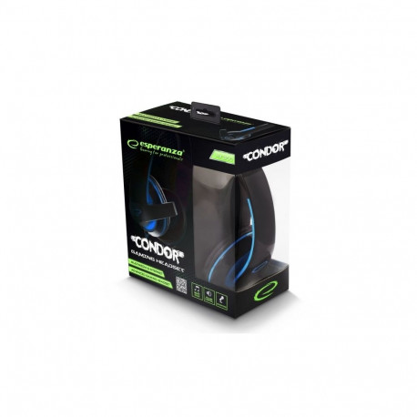Gaming Headset - Esperanza Egh300b Headband Gaming Headset Black, Blue