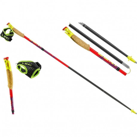 LEKI matkakepid TRL Ultratrail FX One 125cm, punane