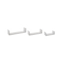 3 SHELVES SET WHITE
