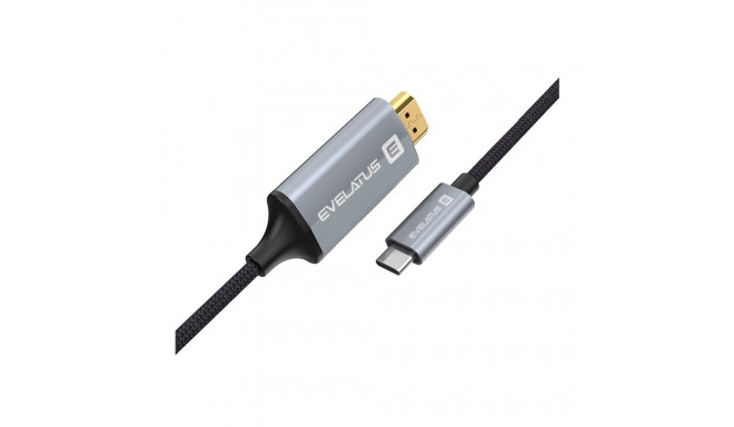 Evelatus Universal Data Cable HDMI to Type C TPC04 Black