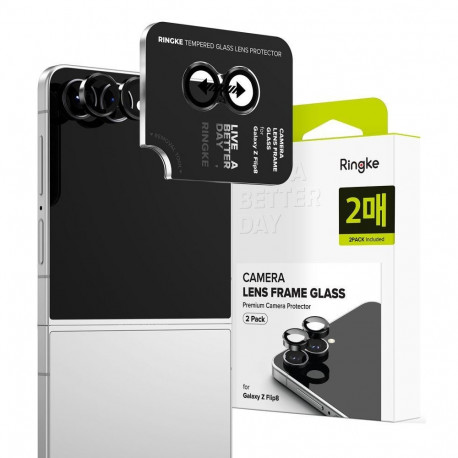 Ringke Ringke Camera Frame Protector 2-Pack for Samsung Galaxy Z Flip 8 - Black
