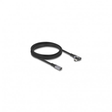 DeLOCK 81148 USB cable 2 m USB C 20 Gbit/s 240 W Black