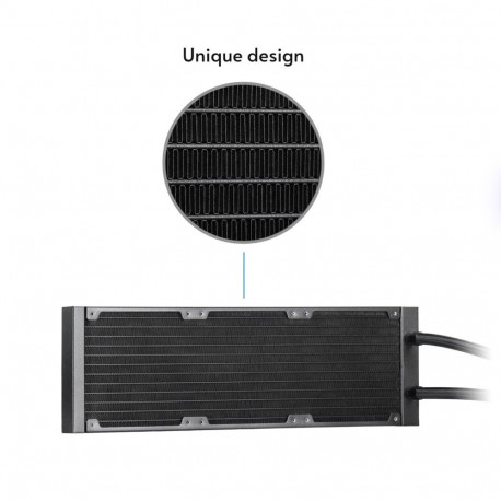 CPU Cooler - Chieftec CLC-360-VRM-BLK 360 mm AIO Black
