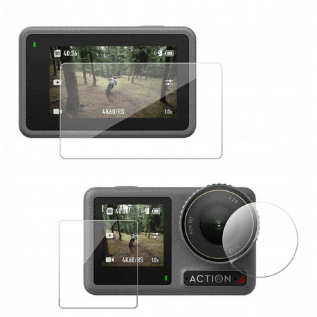 Telesin Tempered glass for DJI Osmo Action 5/4/3
