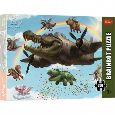 TREFL BRAINROT pusle Bombardino Crocodilo, 200 osa