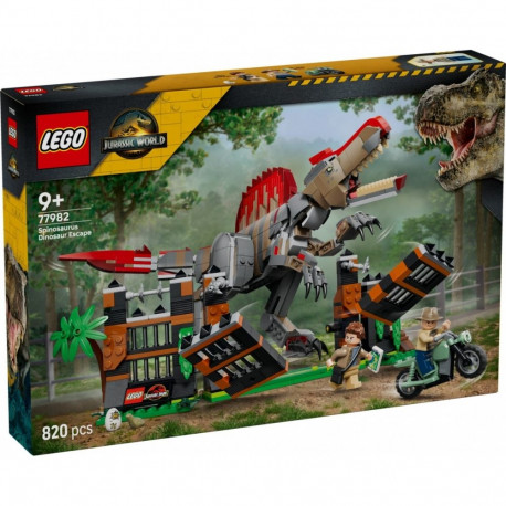 Bricks ehituskomplekt 77982 Jurasic World spinosauruse põgenemine