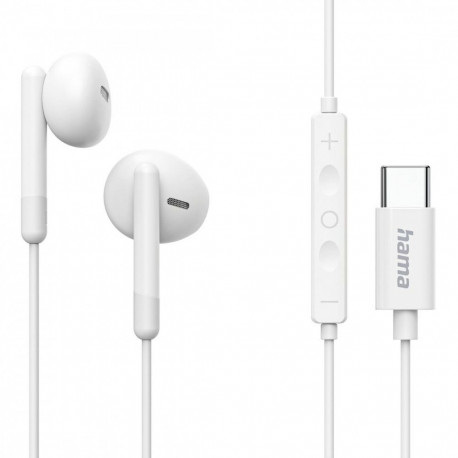 Elegantsed USB-C kõrvaklapid, valge