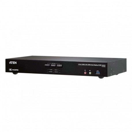 KVMP lüliti 2-Port USB3.0 4K HDMI kahe kuvariga