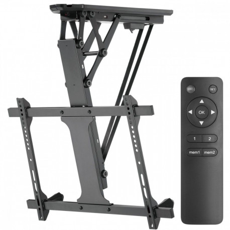 The Maclean MC-880 is a motorized, remote-controlled ceiling mount designed for lar