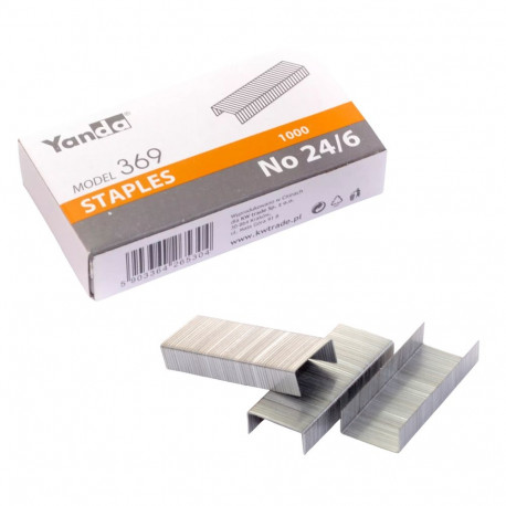 YANDA standardsed kontoriklambrid 24/6 1000tk