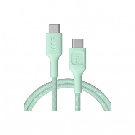 "Green Cell USB-C cable 1.2m 100W Greencell PowerStream Fast Charging PD Mint Green"