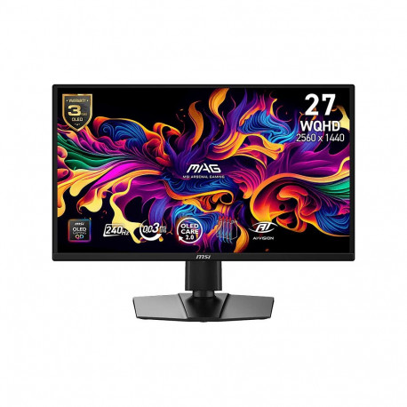 MSI monitor 9S6-3CF89A-001 67,3 cm (26.5") 2560 x 1440 pikslit 16:9 laiekraan Quad HD OLED 0,03 ms 2