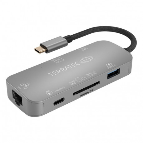 TERRATEC adapter Connect C8 USB-C -> USB-C PD/HDMI/USB3.0/..