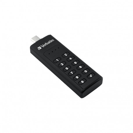 Verbatim USB-mälupulk STICK 32GB USB 3.2 Keypad Secure, must